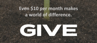 Even $10 per month makes a world of difference.